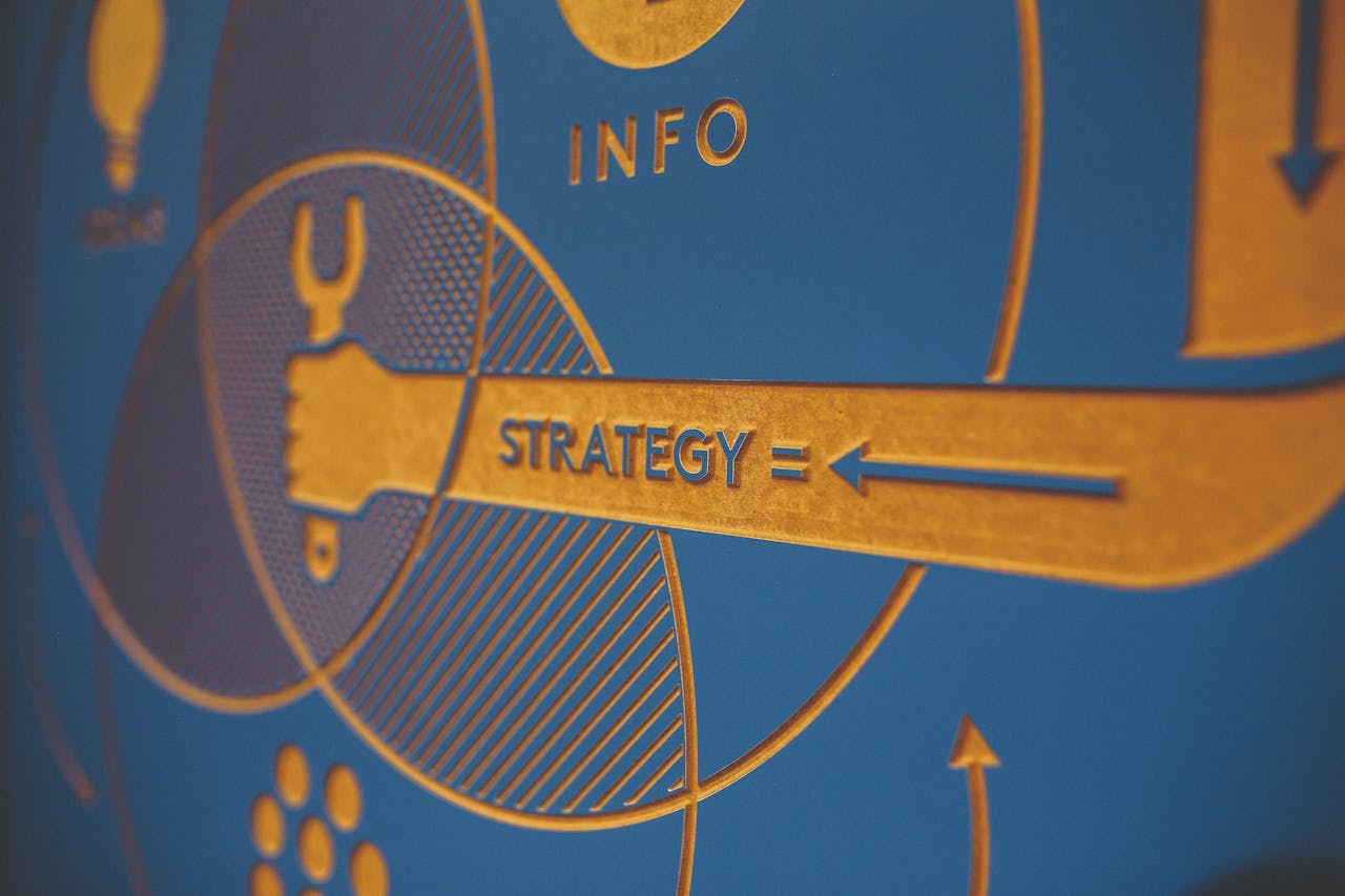 creative-03 Colorful business infographic highlighting strategy and information concepts.