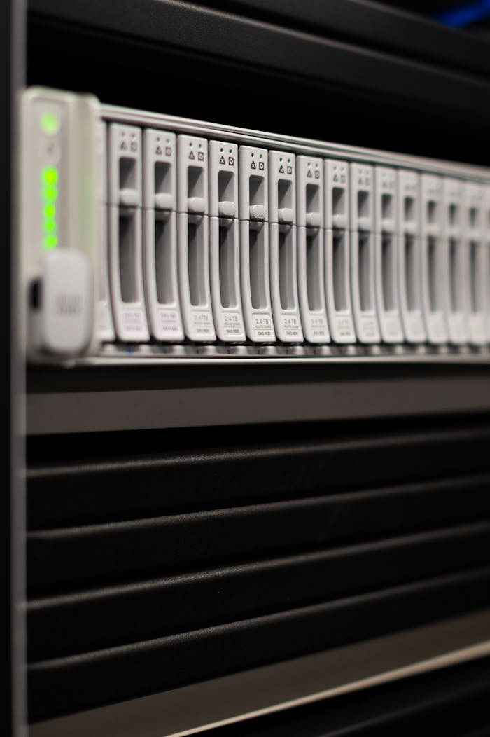 why-choose-us Element of modern equipment of server providing access to data in control center